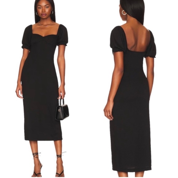 NWT Free People Bel Air Midi Dress - XS - Picture 3 of 5